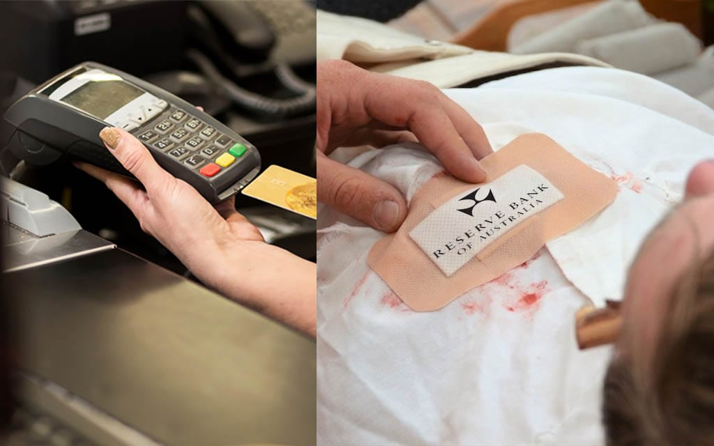 RBA Puts Band Aid On Consumer's Bullet Wound After Shooting Them