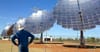 Bob Katter stands in awe of new local solar panels