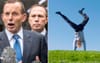 Turnbull Seen Cartwheeling Down Parliament Hill After Dutton Tells Him To