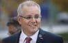 Prime Minister Morrison Wears Cronulla Sharks Pin To Match To Remind Him What Side He’s On