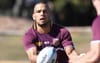 Will Chambers Throws On A Brent Tate Neck-Guard As Maroons Prepare For The Next 8-In-A-Row