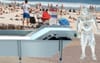 Sydney Council Praised For Innovative Beachside Sunscreen Cattle Dip For British Tourists