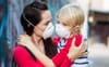 Unvaccinated Child Wears Dust Mask