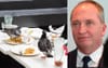 Day From Hell: Barnaby Comes Back From Pub Urinal To Find Pigeons Eating His Lunch