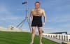 Albo Struts Parliament Lawn In High-Waist Spanx To Highlight Urgent Need To Flatten The Curve