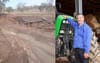 Farmer Thankful For Decent Rain But Did It Really Have To Wash All His Flood Fences Away?