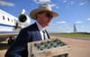 Barnaby Waits At Tamworth Airport With Crate Of Waikato Long Necks To Say Kia Ora To The Boys