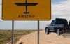 Outback Air Strip Now Only Utilised By Jackaroos Who Want To See How Fast Landcruisers Can Go