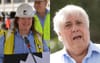 Clive Palmer, Gina Rinehart Selected At Random To Be Among First To Receive Spicy Cough Jab