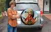 Yosemite Sam Spare Tyre Cover Warns RAV4 Driver Is Not To Be Fucked With