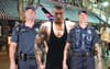 Fortitude Valley Cops Ignore All The Illegal Shit NRL Player Is Doing So They Can Get A Photo