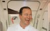 New Qantas In-Flight Menu Launch Hits A Snag As Neil Perry’s Iconic Ponytail Gets Stuck In The Door