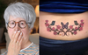 Nan Treated For Shock After Seeing Check-Out Chick’s Lower Back Tattoo