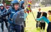 Riot Police Called To Suburban Park After Second Pinata Sends 5th Birthday Party Spiralling