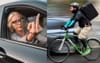 Yuppie Motorist Abuses Delivery Rider Racing To Meet 10 Minute Deadline On $9/Hour And 3 Hours Sleep