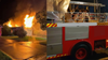 Panic And Confusion Only Increases As Hens Party Fire Truck Roars Past Burning Building