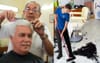 School Holidays Have Officially Started As Grandson Of Turkish Barber Pulls 9 Hour Shift On Broom