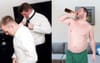 Half-Naked Best Man Attempts To Settle The Groom’s Nerves With Some Breakfast Crownies