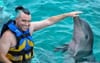 Bloke Fairly Certain The Most Bogan Thing He’s Ever Done Is Pay $299 To ‘Encounter Dolphin’ At Sea World