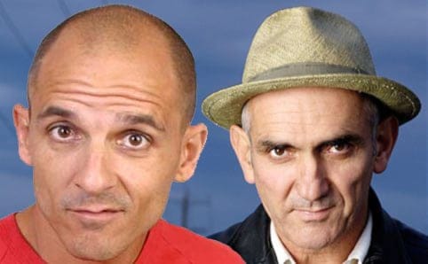 Paul Kelly (left) and Carl Barron (right) will run the Great Barrier Reef Marathon for charity later this month.