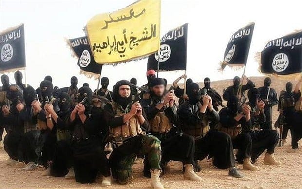 Members of the Islam State of Iraq and Shaam (ISIS) - an example of non-Christian religious extremism