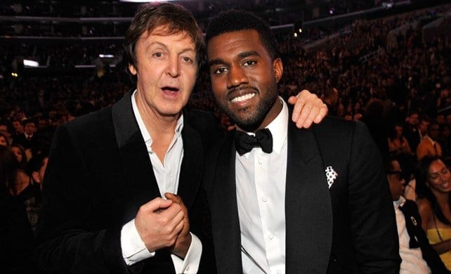 Paul McCartney getting faded with Kanye West at last months BET Awards PHOTO: VIBE Magazine