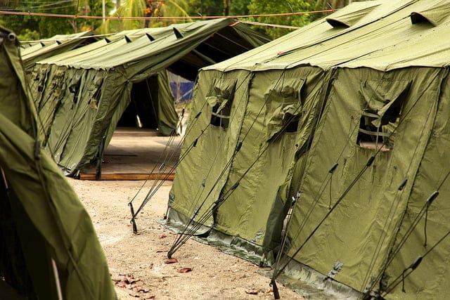 The well-known Manus Island Accommodation is described by the FIFO guards as "so shit"