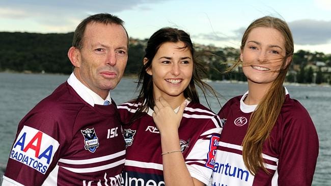 Abbott and his daughters dressing like extremely rich white people