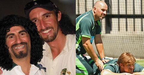 Alex Kountouris says he misses having his long hair but giving it up for Shane Watson was an easy decision. PHOTO: Fox Sports