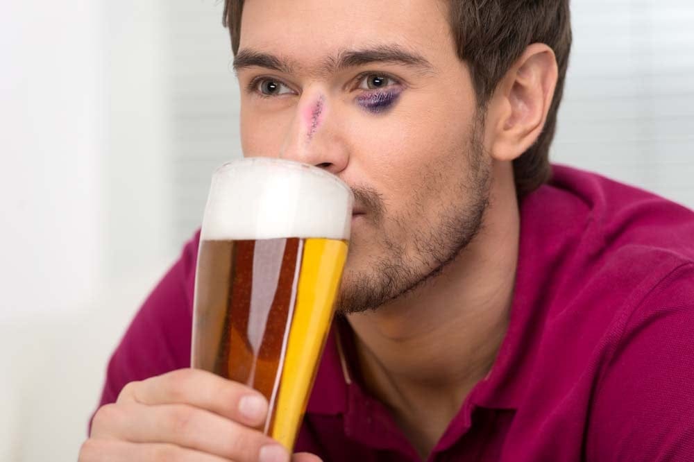 Eddie recounts a story from the night before and explains how "flogged some prick"