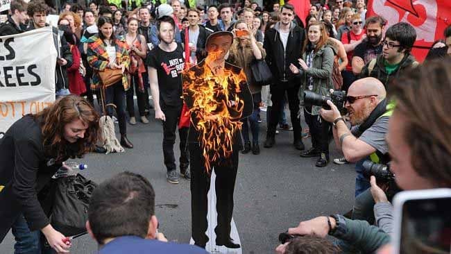 Bolt was almost caught out attending an anti-Pine rally at the University of Sydney. It was a close call. SOURCE: The Bolt Report