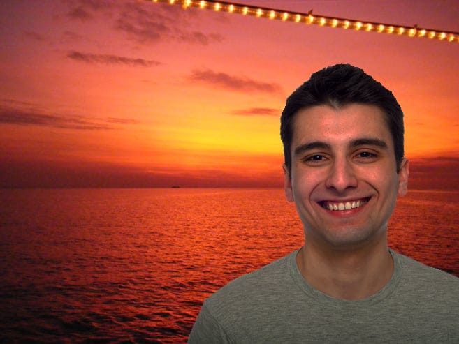 Blake John Harding, pictured on NYE, died over an alcohol and marijuana drug cocktail. Friends said they didn't see it come. PHOTO: Supplied