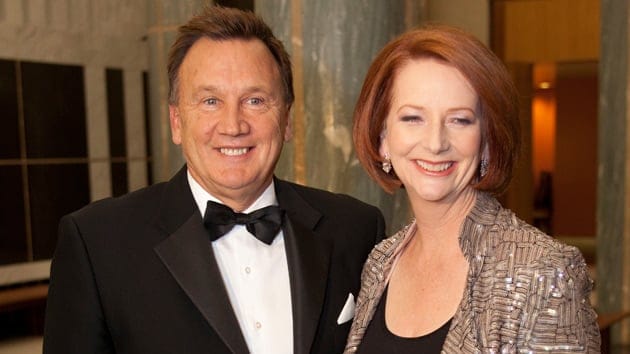 Tim Mathieson (left) and Julia Gillard aren't well remembered in regional Australia. PHOTO: Yahoo!7 