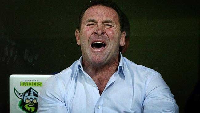Current Raiders coach, Ricky Stuart, is struggling in his position leading the poorest club in the NRL