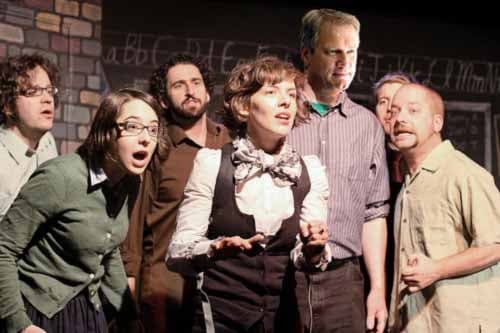 A young Andrew Bolt had a secret love affair with improvisational comedy - especially TheatreSports. PHOTO: UoA Archives 