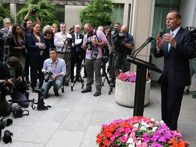 Abbott takes the time this morning to address his rampant facebook trolling