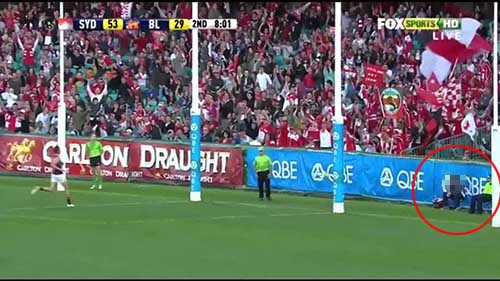 Although he said he hates AFL, JP says that going to Swans games was just him "taking the piss". PHOTO: Fox Sports