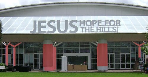 Jesus will protect the Hills from the evil ones. PHOTO: Jesus Sanchez/The Mexico Moniter