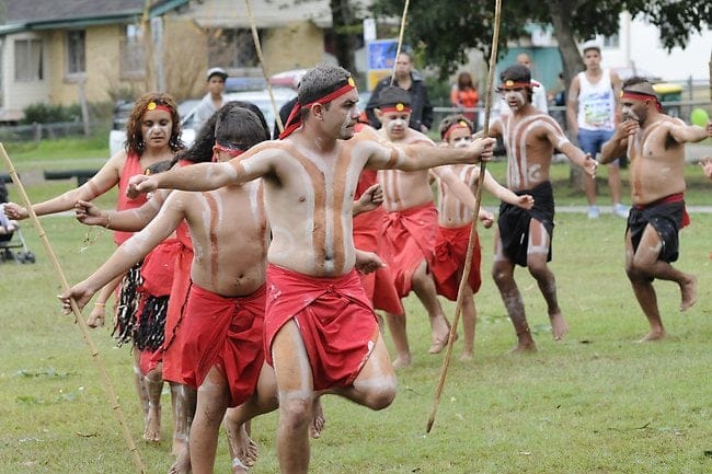 NAIDOC celebrations in Brisbane.