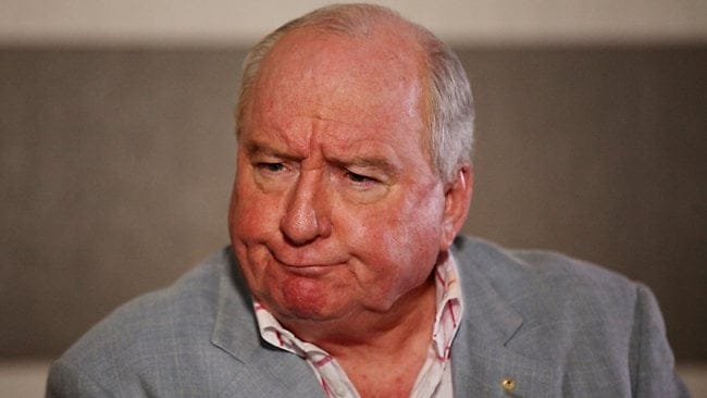 Radio personality and kingmaker, Alan Jones