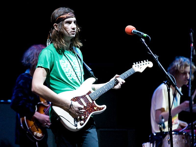 Tame Impala at their teaser comeback during this years' Splendour In The Grass