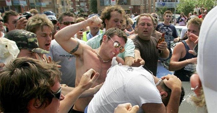 The Cronulla Riots made headlines around the world and really highlighted the plight of the people of the Sutherland Shire. PHOTO: Supplied. 