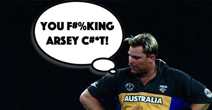 Warney, before he convinced himself he was hot.