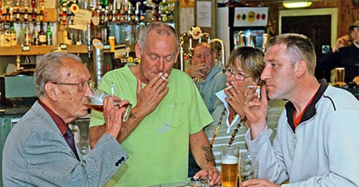 After the Betoota police station close in 2005, people were free to smoke inside local bars again. PHOTO: Supplied.
