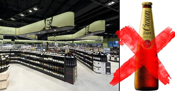 Dan Murphy's say that they have realised most consumers of Crown Lager are usually forced into it