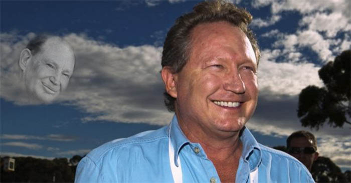 Ghost of Kerry Packer looks down on Twiggy Forrest and smiles