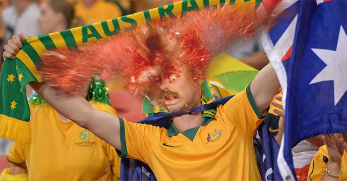 Local Gay Socceroos Supporter Literally Explodes