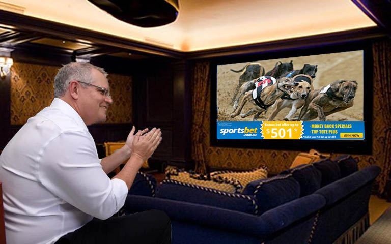 PM Takes His Everyday Aussie Bloke Image To New Level And Develops Online Gambling Addiction